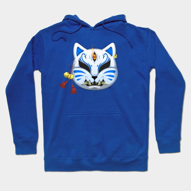 Oni Neko Mask Hoodie by HanakoFox